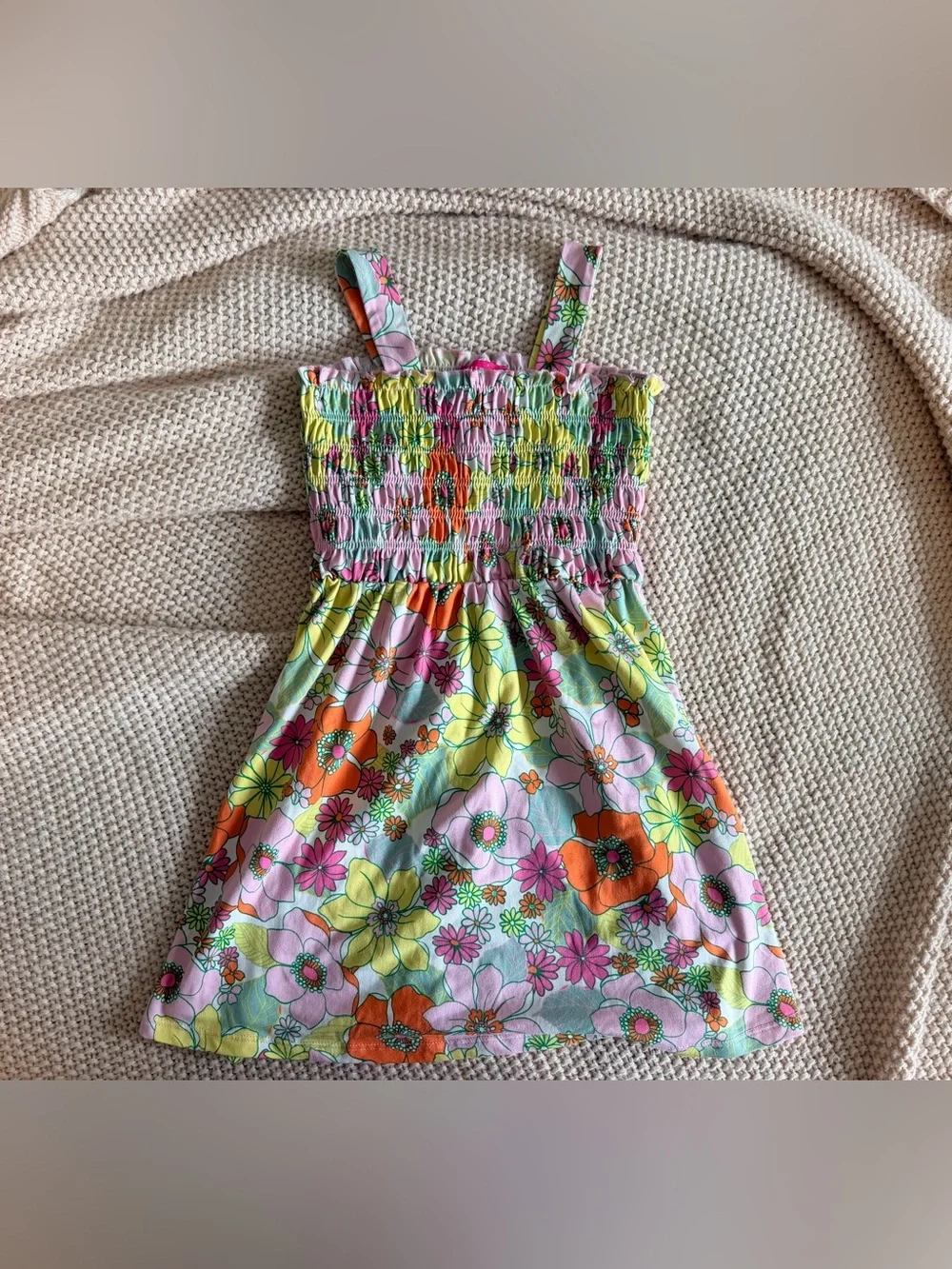 🌸 Zunie Girl Floral Smocked Dress | 4/5 | EUC